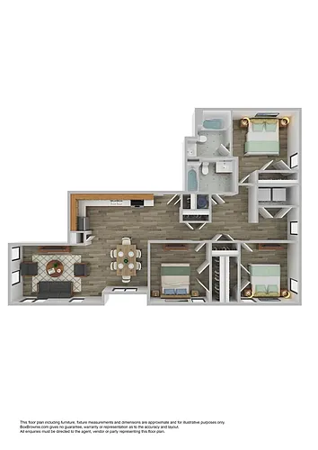 Floor plan C3- 3 bed