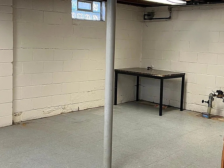 Main basement area