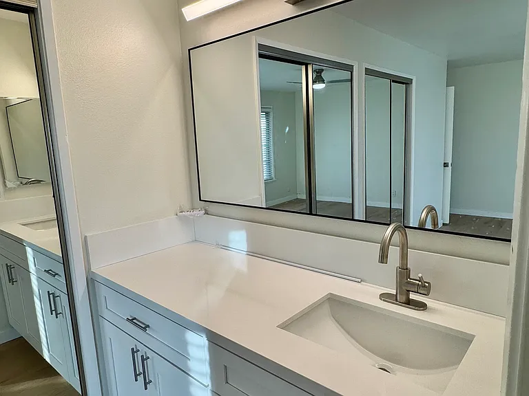 Vanity in the master bedroom
