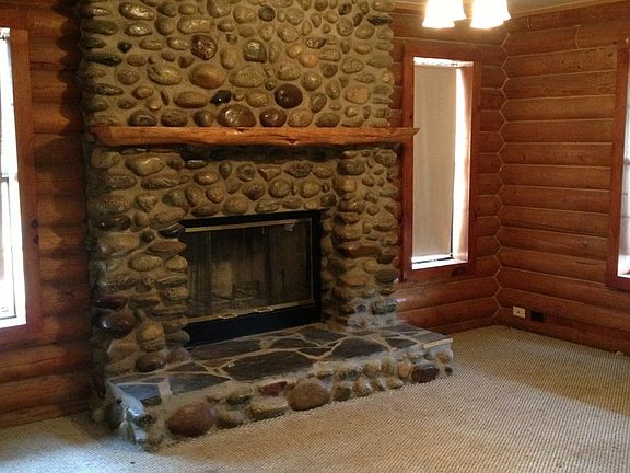 Fireplace on each end of house