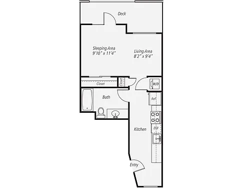 Floor plan Furnished-f-S3-deck