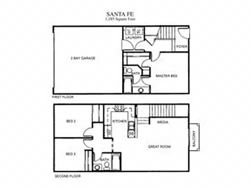 Floor plan Santa Fe