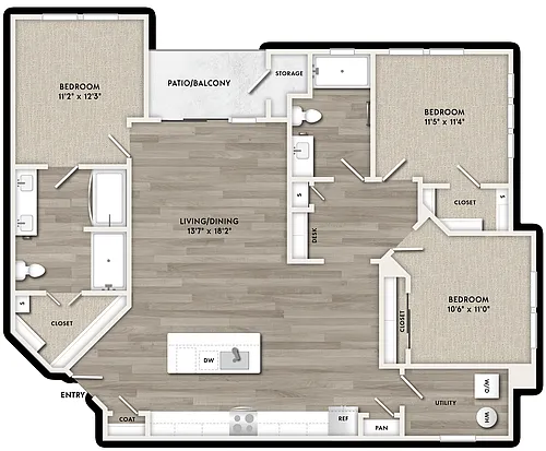 Floor plan C1
