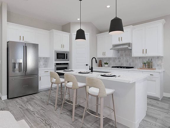 Enjoy having company sit at the island while you cook.