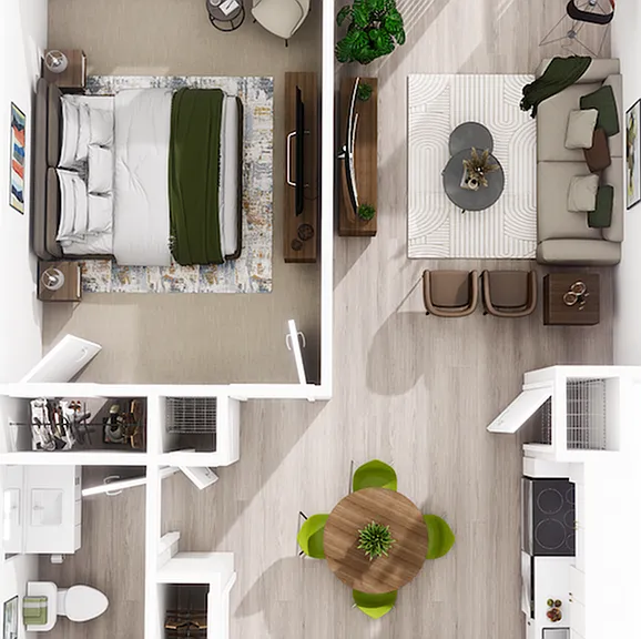 1 Bedroom/1 Bath 1 Bedroom/1 Bath