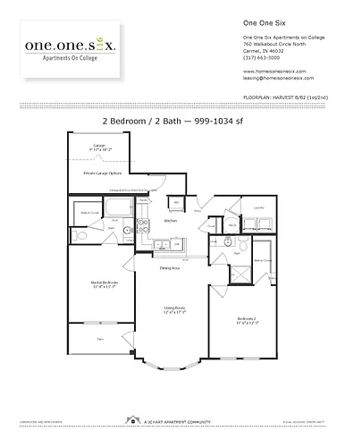 Floor plan Harvest B2 (D4 LR+Gar Two-Four B) (Gar) 2.2