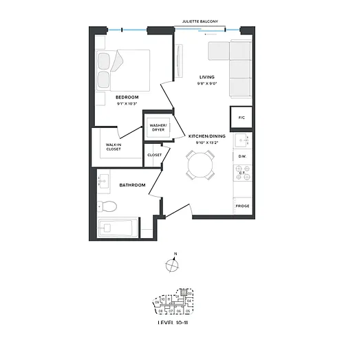 Floor plan 1102