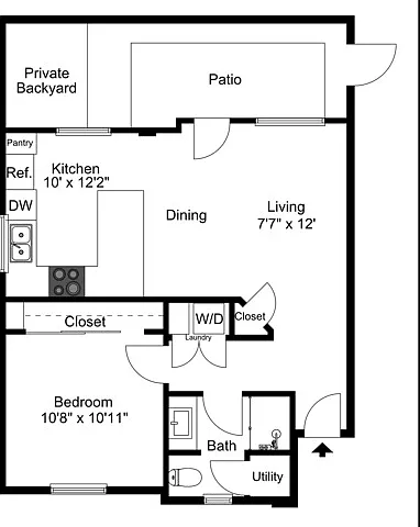 Agave | 1 Bed/1 Bath | 650 SF Agave | 1 Bed/1 Bath | 650 SF