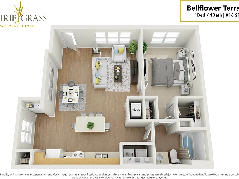 Bellflower Terrace 3d Bellflower Terrace 3d