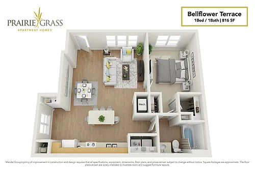 Floor plan Bellflower Terrace