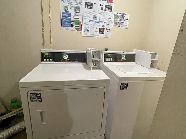 Coin operated laundry