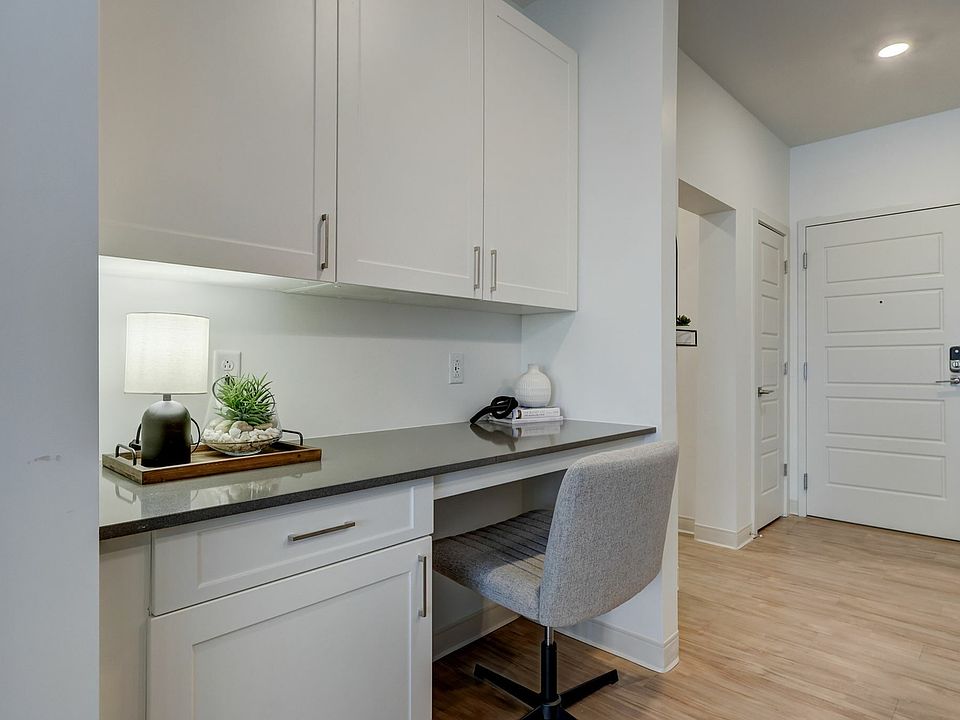 Built-in Desk with Ample Storage