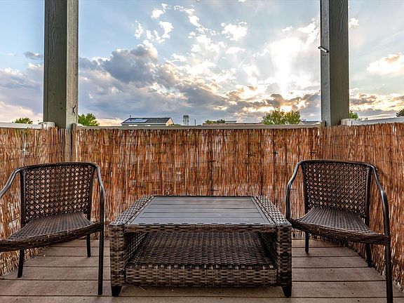 Enjoy Colorado sunsets from your private patio