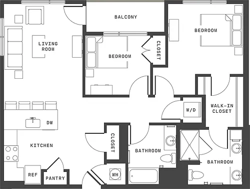 Floor plan B12B