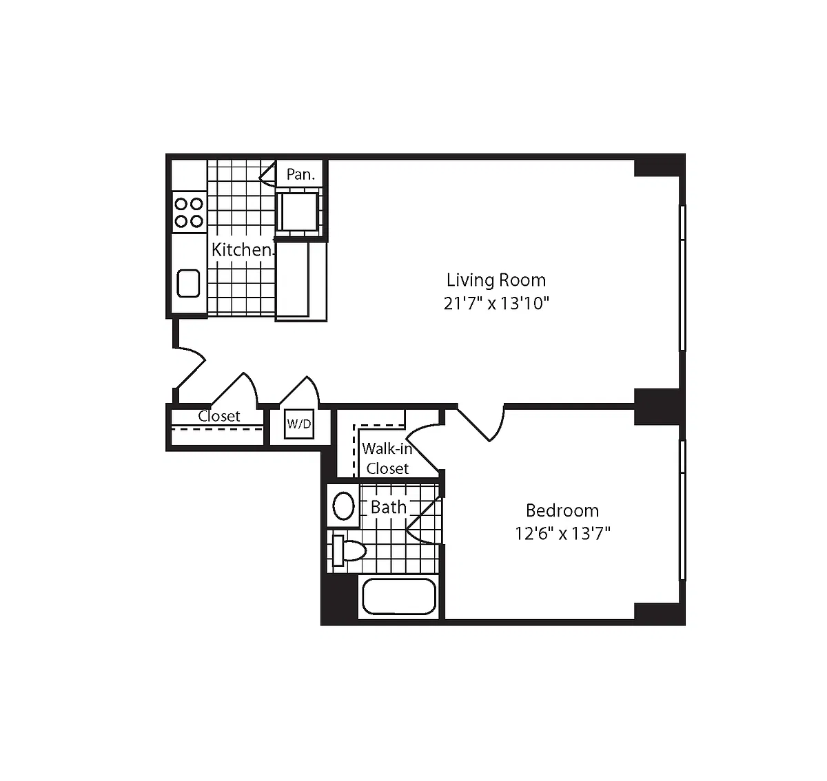 Floor plan A05R