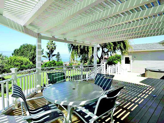 patio with ocean view