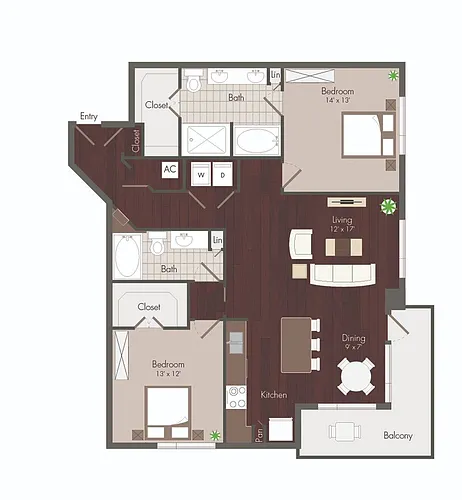 Floor plan Rose
