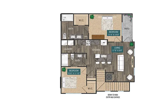 Floor plan B2