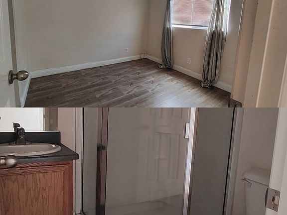 Downstairs bedroom & bathroom