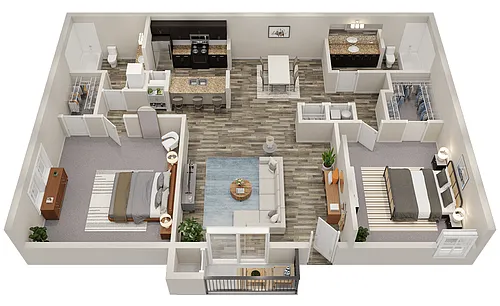 Floor plan The Varner - Renovated