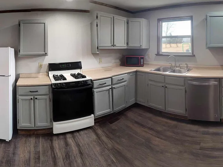 Kitchen area.