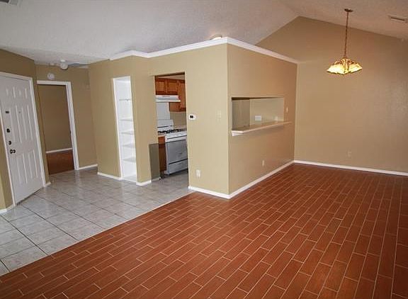 Dining room and kitchen