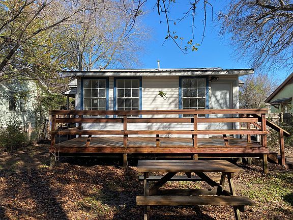 Backyard and deck