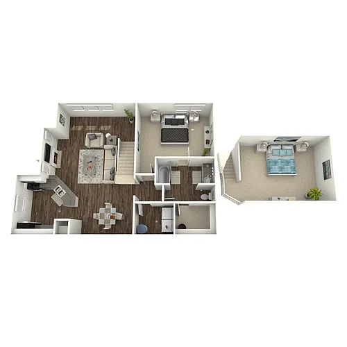Floor plan Links At Georgetown-A3 Loft