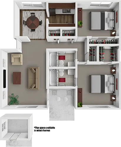 Floor plan MIMOSA
