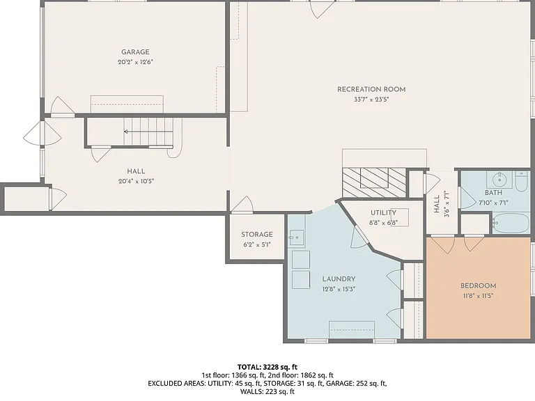 Floor plan 1st Floor (Main House)