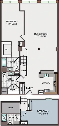 Floor plan B3