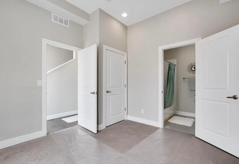 1st floor bedroom with full bathroom attached