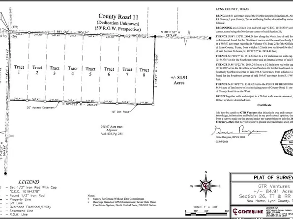 Tracts 7 Cr Rd #11, Tahoka, TX 79373