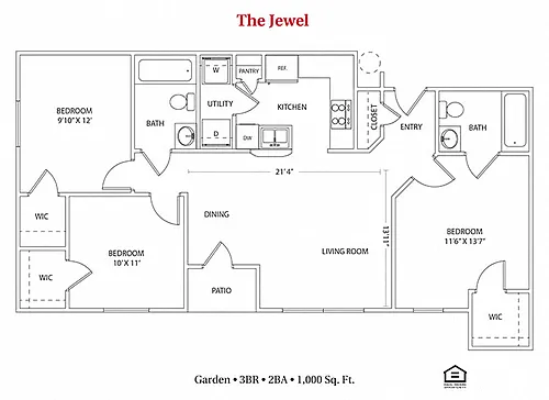 Floor plan The Jewel