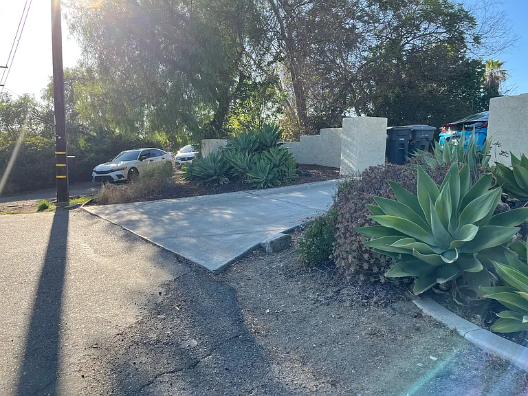 Driveway to the house!
