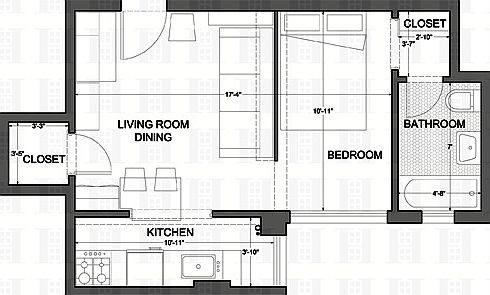 1st image of 325 W 45th St APT 906