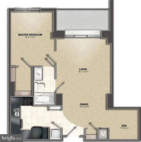 1 bed, 781 sqft, $2,750 — Photo 3