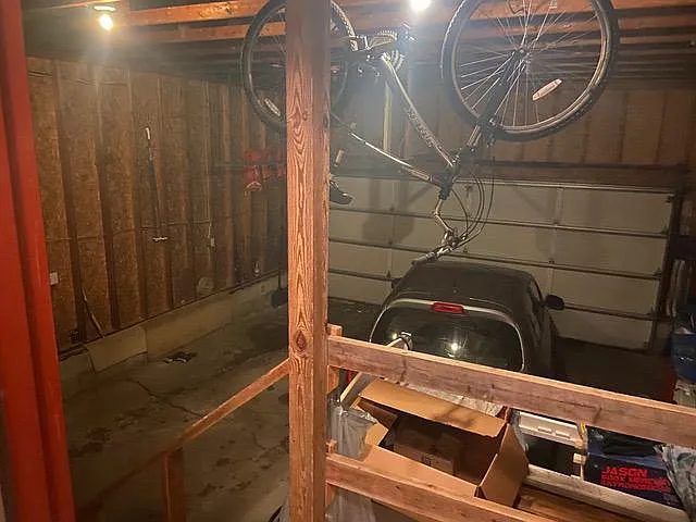 2 car attached garage
