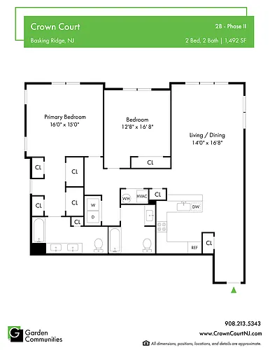 Floor plan $2.31/sq.ft. - 2B - Phase II