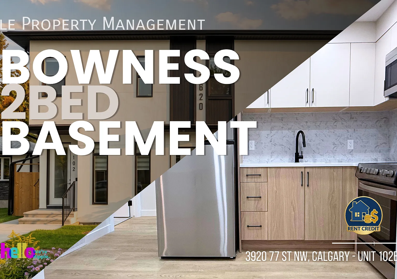 Brand New 2 Beds, 1 Baths Multiplex — Photo 1