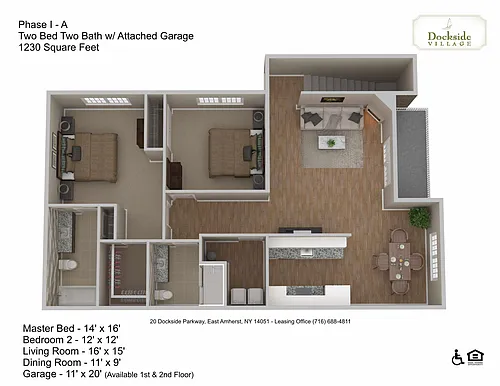 Floor plan Phase I - 2A