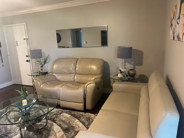 furnished living room