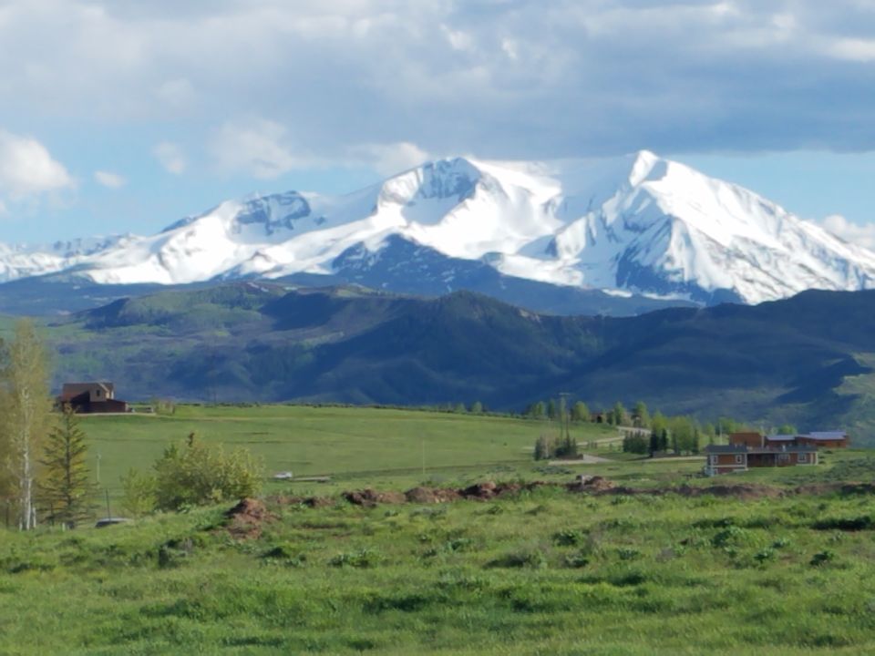 The view of Mt. Sopris