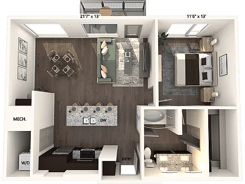 Floor plan A6-830-E