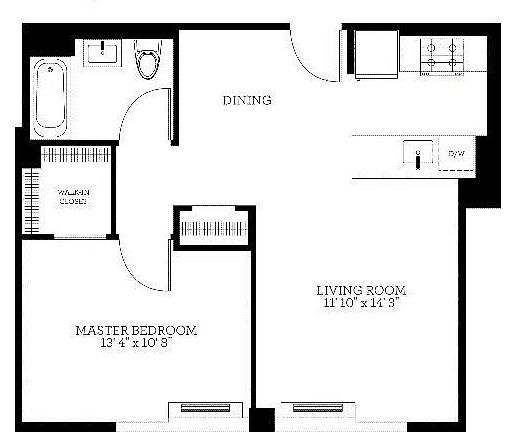 2nd image of 15 Dunham Pl APT 5G