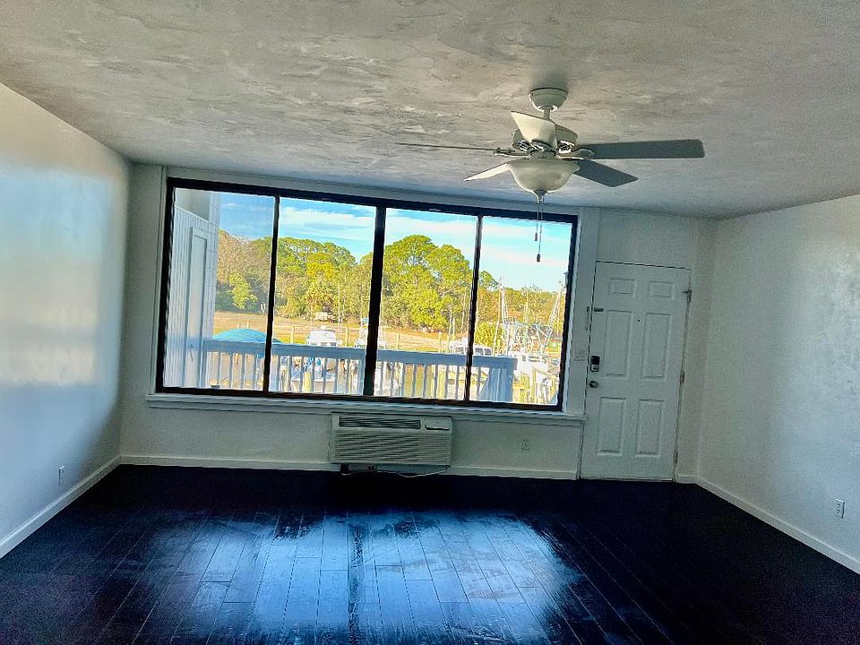 Gorgeous view of Ochlochonee Bay from living room/dining/kitchen!