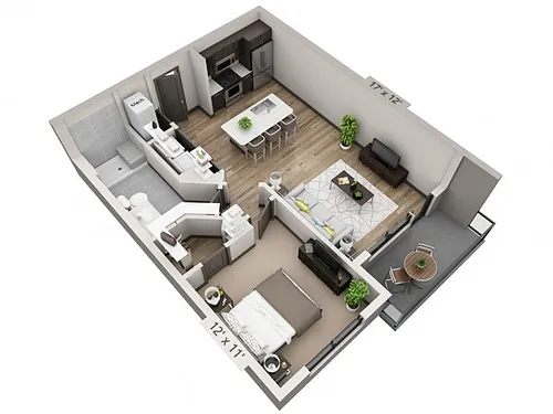 Floor plan Lady Bird