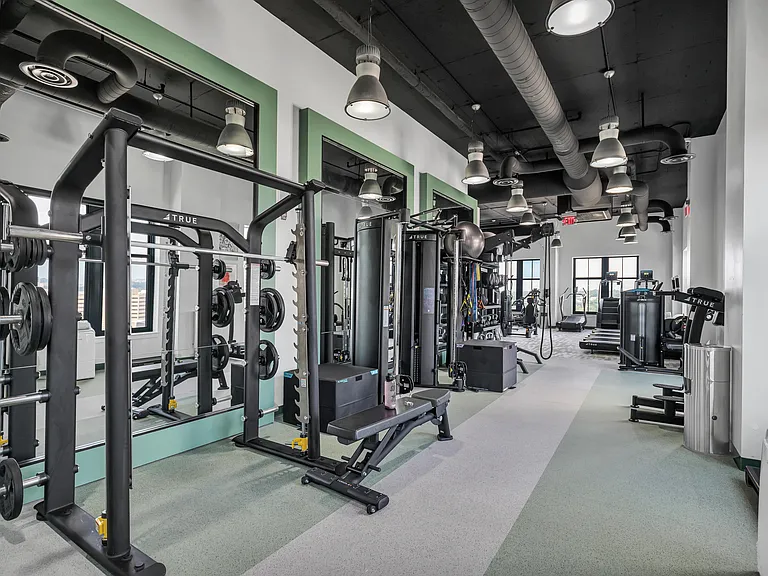 24-Hour Fitness Center with Cardio and Free Weights