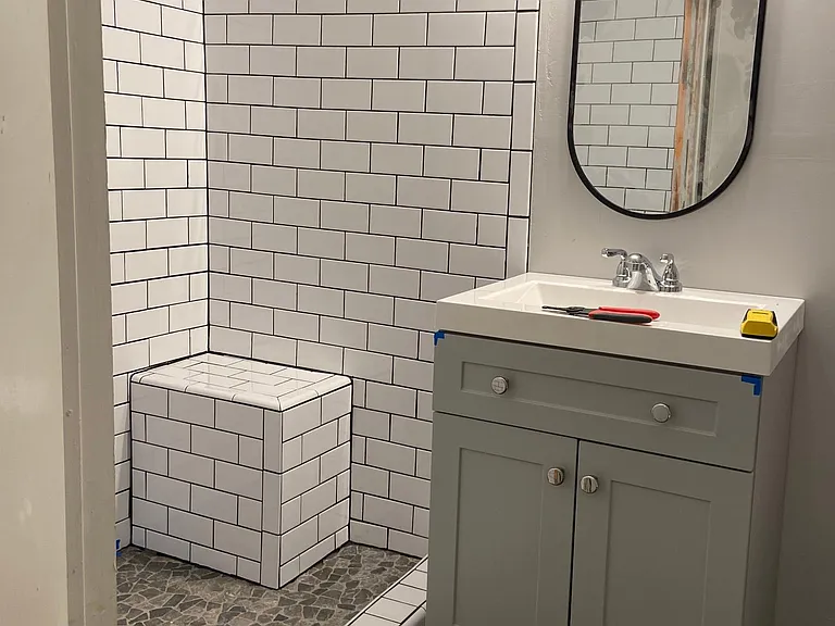 lower level bathroom