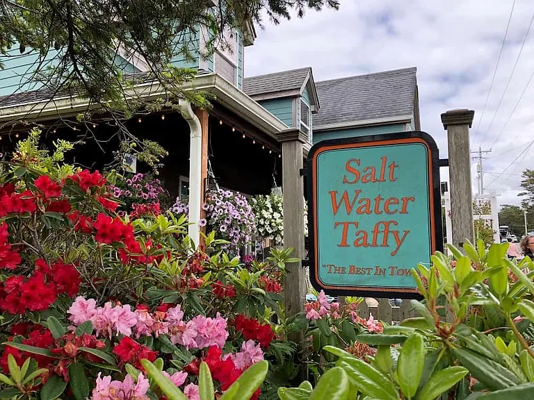 Boutique shopping and dining in downtown Manzanita